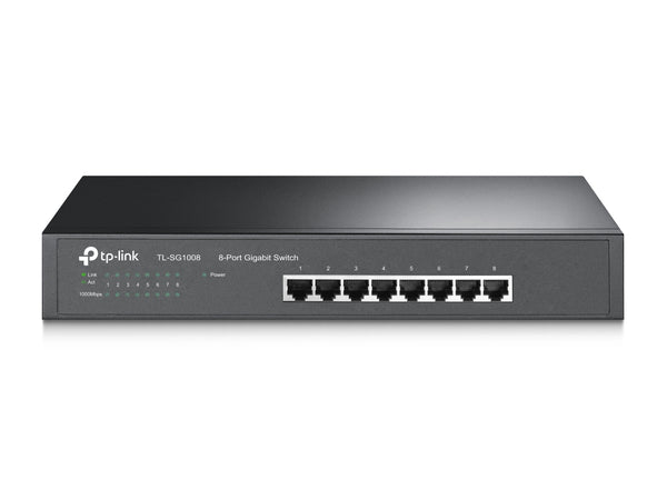 TP-Link TL-SG1008 netværksswitch Ikke administreret Gigabit Ethernet (10/100/1000) Sort