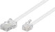 Goobay 93059 telefonkabel 10 m Hvid