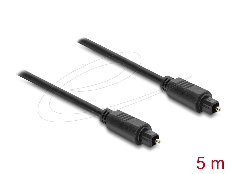 DeLOCK 90927 lydkabel 5 m Toslink Sort