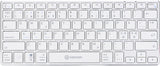 Voxicon Ultra-Slim BT 400 tastatur Bluetooth Nordisk Sølv, Hvid