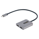 StarTech.com MST14CD122HD USB grafisk adapter 3840 x 2160 pixel Sort, Grå
