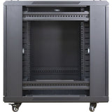 Inter-Tech SNB-8815 15U Fritstående reol Sort