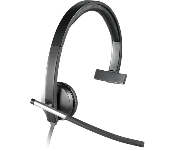 Logitech 981-000514 hovedtelefoner/headset Ledningsført Kontor/Callcenter USB Type-A Sort, Sølv