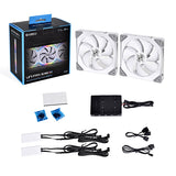 Lian Li Uni Fan SL140 Computerkabinet Ventilator 14 cm Hvid 2 stk
