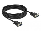 DeLOCK 86577 serielkabel Sort 10 m RS-232 Sub-D9