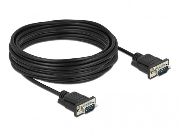 DeLOCK 86577 serielkabel Sort 10 m RS-232 Sub-D9