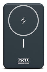 Port Designs 907005 powerbank Lithium polymer (LiPo) 10000 mAh Trådløs opladning Sort