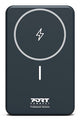 Port Designs 907005 powerbank Lithium polymer (LiPo) 10000 mAh Trådløs opladning Sort