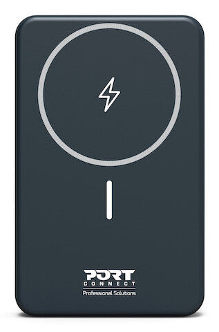 Port Designs 907005 powerbank Lithium polymer (LiPo) 10000 mAh Trådløs opladning Sort