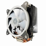Gembird CPU-HURACAN-ARGB-X130 Computerkølesystem Processor Luftkøler 12 cm Sort, Hvid