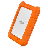 LaCie Rugged USB-C ekstern harddisk 4 TB 5400 rpm 2.5" USB Type-C 3.2 Gen 1 (3.1 Gen 1) Orange, Sølv