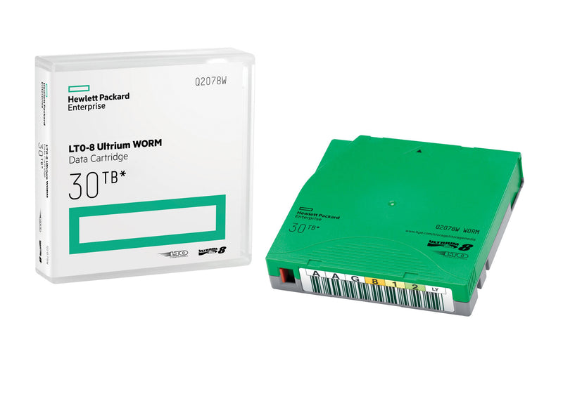 HPE LTO-8 Ultrium 30TB WORM Data Cartridge Tomt databånd 1,26 cm