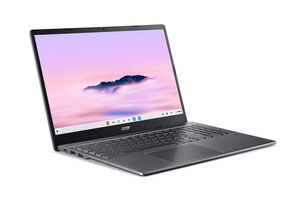 Acer Chromebook CBE595-2-56QX Intel Core 5 120U 39,6 cm (15.6") Fuld HD 16 GB LPDDR5x-SDRAM 128 GB SSD Wi-Fi 6 (802.11ax) ChromeOS Grå