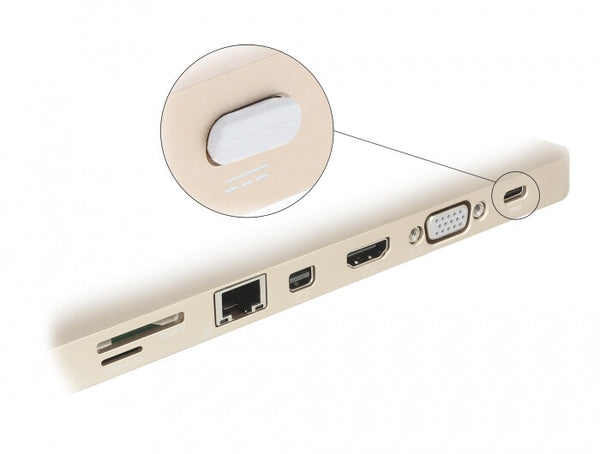 DeLOCK 64095 portstøvdæksel 10 stk USB Type-C
