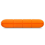 LaCie Rugged Mini ekstern harddisk 2 TB 5400 rpm Micro-USB B 3.2 Gen 1 (3.1 Gen 1) Orange, Sølv