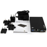 StarTech.com ET91000SM10 netværksomformer til medie 2000 Mbit/s 1310 nm Enkeltilstand Sort