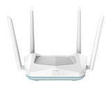D-Link EAGLE PRO AI AX1500 Smart Router trådløs router Gigabit Ethernet Dual-band (2,4 GHz / 5 GHz) Hvid