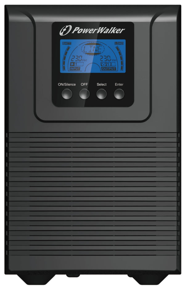PowerWalker VFI 1000 TGB UPS-enhed Dobbeltkonvertering (online) 1 kVA 900 W 4 AC stikkontakt(er)