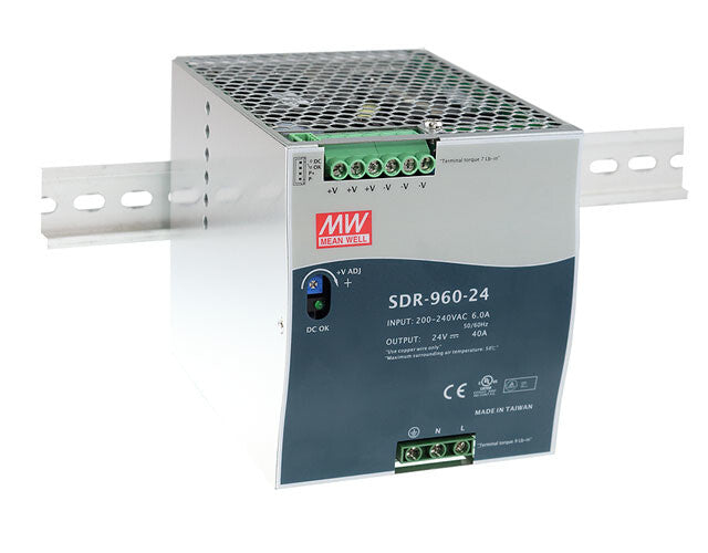 MEAN WELL Stromversorgung enhed til strømforsyning 960 W Metallic