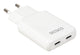 Deltaco USB-C wall charger 45 W, 2x USB-C PD, slim, tot 45 W, white