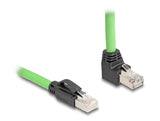DeLOCK 80894 netværkskabel Sort, Grøn 5 m Cat6a SF/UTP (S-FTP)