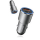 DUDAO R4PQ Car Charger 22.5W Universel Grå Cigartænder Hurtig opladning Automatisk