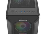 GENESIS Irid 505 ARGB V2 Midi Tower Sort, Transparent