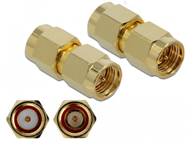 DeLOCK 89970 kabelsamler SMA, SMA Guld