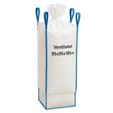Extralink BIG BAG VENTILED 95X95X185CM 1200KG Z LEJEM 1680 L 1 stk Hvid