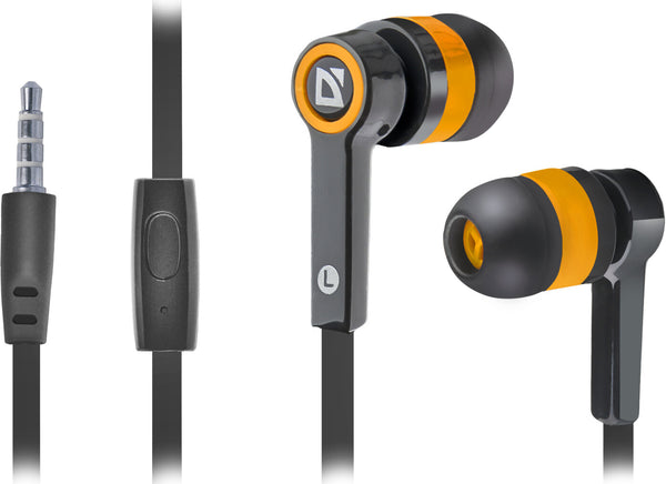 Defender Pulse-420 Headset Ledningsført I ørerne Sort, Orange