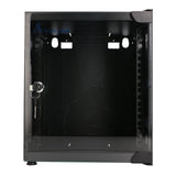 Extralink LITE 6U 10 280X310 WALL-MOUNTED RACKMOUNT CABINET BLACK Fritstående/væg-/gulvmonteret stativ Sort