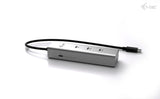 i-tec Metal C31HUBMETAL8KPDPRO interface hub USB Type-C 10000 Mbit/s Sølv