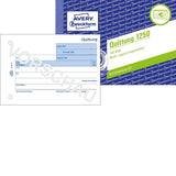 Avery 1250 regnskabsblanket og -bog A6 100 Sider