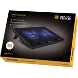 YENKEE YSN 120 køling til laptop 43,2 cm (17") Sort, Blå