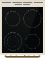 Gorenje GECS5B70CLI Fritstående komfur Elektrisk Keramisk Beige