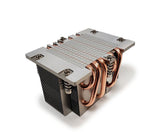 Inter-Tech J-10 Processor Luftkøler 6 cm Sort, Sølv 1 stk