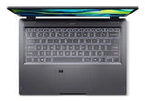 Acer Aspire Spin 14 ASP14-52MTN Intel Core Ultra 7 155U Laptop 35,6 cm (14") Berøringsskærm WUXGA 32 GB LPDDR5x-SDRAM 1 TB SSD Wi-Fi 6E (802.11ax) Windows 11 Home Tysk Grå