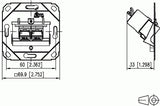 METZ CONNECT 130B11D21200-E stikkontakt RJ-45 Metallic