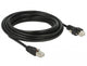 DeLOCK 85670 netværkskabel Sort 5 m Cat6 S/FTP (S-STP)