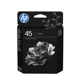 HP Original 45-blækpatron, stor, sort