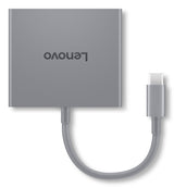 Lenovo GX91R64790 dockingstation Ledningsført USB 3.2 Gen 1 (3.1 Gen 1) Type-C Grå