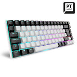 Sharkoon SKILLER SGK50 S3 tastatur Spil USB QWERTY Portugisisk Hvid