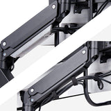 StarTech.com 3M1A3SG-MONITOR-ARM skærmbeslag og -stativer 68,6 cm (27") Skrivebord Sort, Sølv