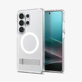 Spigen Ultra Hybrid S (Mag Fit) mobiltelefon etui 17,5 cm (6.9") Cover Transparent, Hvid