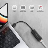 Axagon ADE-AR USB-A 3.2 Gen 1 - Gigabit Ethernet 10/100/1000 Adapter - Adapter - Digital/Daten 1000 Mbit/s