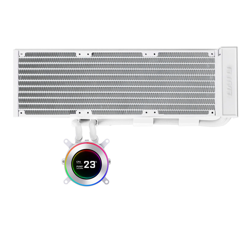 Lian Li GA II Hydroshift II LCD-C 360N Processor Alt-i-en væskekøler Hvid