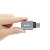 UNITEK Y-A025CGY kabel kønsskifter USB Type-C USB Type-A Metallic