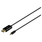 Savio CL-207 USB-kabel 2 m USB C 17,28 Gbit/sek. Sort