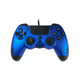 Lexip METALTECH Blå USB Gamepad Analog/digital PC, PlayStation 4