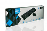 iBox OFFICE KIT II tastatur Mus inkluderet USB QWERTY Engelsk Sort